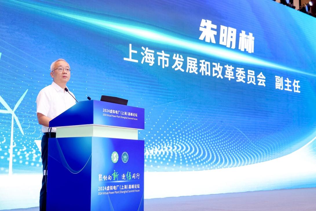 朱明林致辭（主辦方供圖）