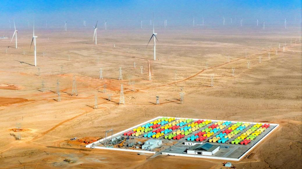 板橋羊臺(tái)山300MW/1200MW獨(dú)立共享儲(chǔ)能電站。韓甜甜攝