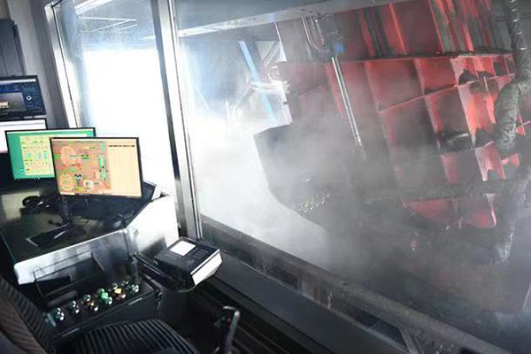 機車聯(lián)動全流程智能裝車系統(tǒng)實現(xiàn)了無人操作裝車。受訪者供圖