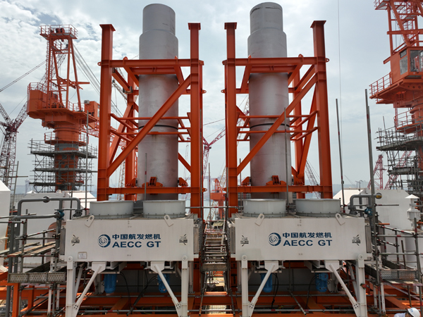 ”太行7“燃氣輪機全貌。受訪者供圖