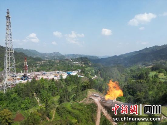 羅家寨氣田L(fēng)J22井。西南油氣田 供圖