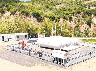 圖為延安氣田致密氣藏二氧化碳驅(qū)氣與封存先導(dǎo)試驗項目。 受訪單位供圖