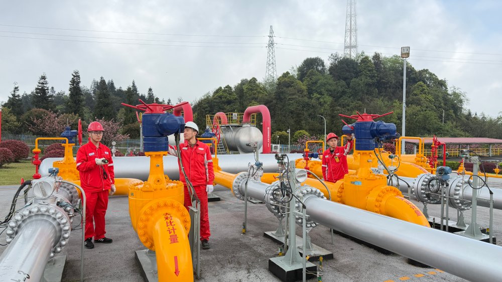 儲氣庫現場。西南油氣田公司供圖